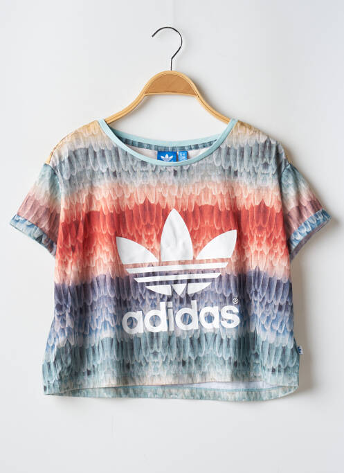 T-shirt vert ADIDAS pour femme