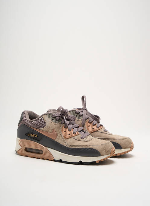 Baskets beige NIKE pour femme