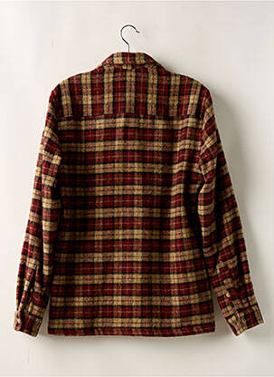 Veste casual coupe droite rouge OCTOBRE homme