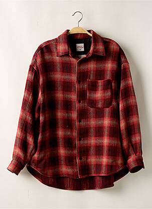 Veste casual coupe droite rouge H&M homme