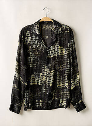 Chemise manches longues manches longues noir ZARA homme