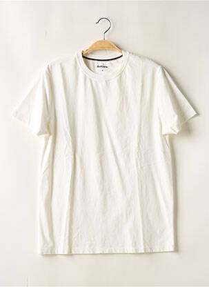 T-shirt coupe droite manches courtes blanc BALIBARIS homme