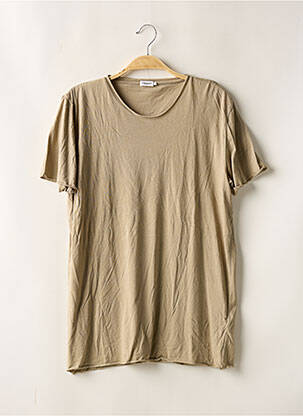 T-shirt coupe droite manches courtes beige FILIPPA K homme
