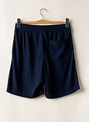 Bermuda taille élastique taille normale bleu MAJESTIC FILATURES homme