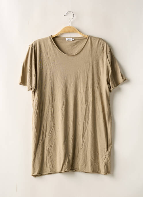 T-shirt coupe droite manches courtes beige FILIPPA K homme