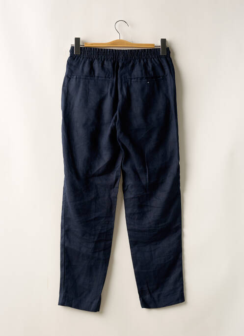 Pantalon droit tissage chiné taille normale bleu ZARA homme