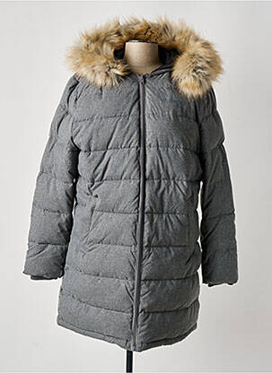 Doudoune poches a capuche gris WRANGLER femme