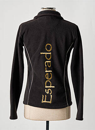 Polaire coupe cintrée noir ESPERADO femme