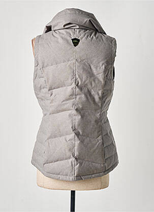 Doudoune poches sans capuche gris PLATINUM femme