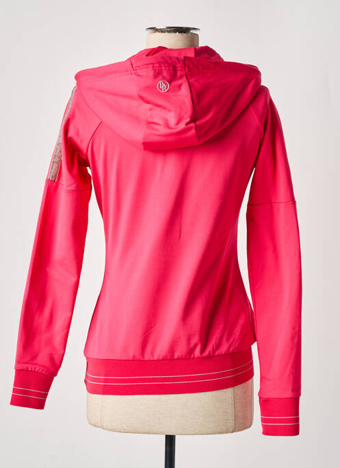 Sweat-shirt à capuche rose BR pour femme