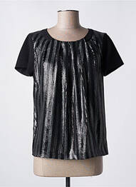 Top manches courtes manches courtes noir TRUSSARDI JEANS femme