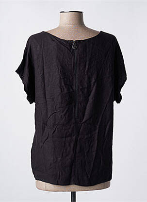 Blouse manches courtes manches courtes noir TRUSSARDI JEANS femme