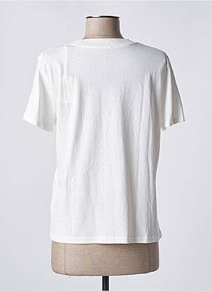T-shirt sérigraphie manches courtes beige WRANGLER femme