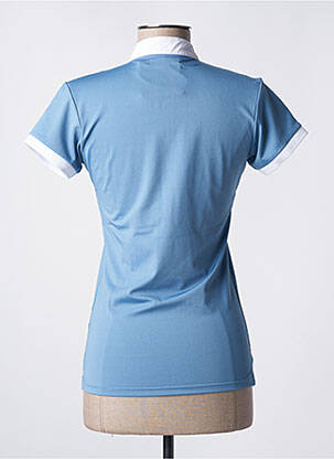 Chemisier coupe cintrée manches courtes bleu FLAGS & CUP femme