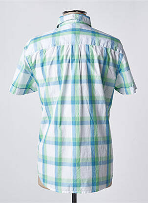 Chemise manches courtes imprimé carreaux vert WRANGLER homme