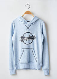 Sweat-shirt à capuche stretch manches longues bleu KINGSLAND femme