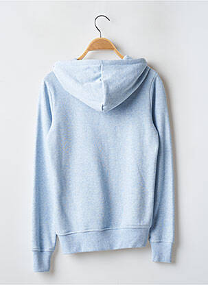 Sweat-shirt à capuche stretch manches longues bleu KINGSLAND femme