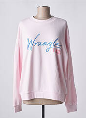 Sweat-shirt rose WRANGLER pour femme seconde vue