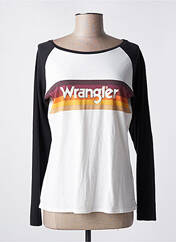 T-shirt beige WRANGLER pour femme seconde vue