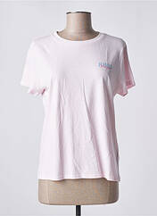 T-shirt rose WRANGLER pour femme seconde vue