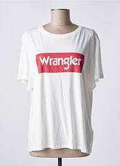 T-shirt rouge WRANGLER pour femme seconde vue