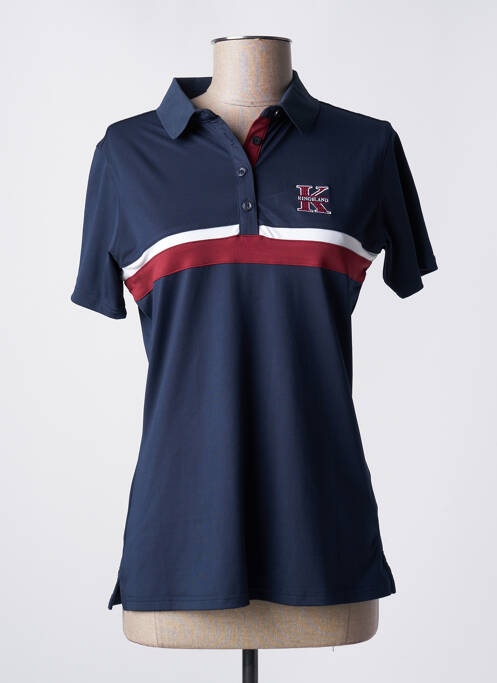 Polo bleu KINGSLAND pour femme