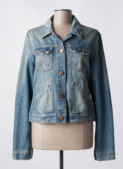 Veste casual bleu WRANGLER pour femme