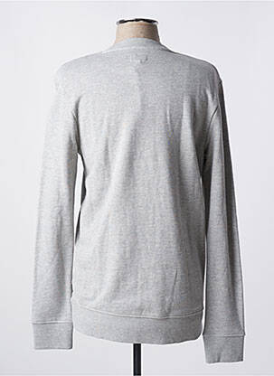 Sweat-shirt manches longues manches longues gris WRANGLER homme