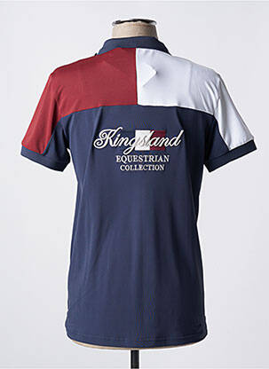 Polo coupe droite manches courtes bleu KINGSLAND homme