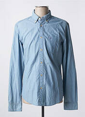 Chemise manches longues bleu WRANGLER pour homme seconde vue