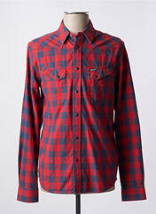 Chemise manches longues rouge WRANGLER pour homme seconde vue