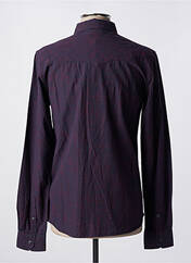 Chemise manches longues violet WRANGLER pour homme seconde vue