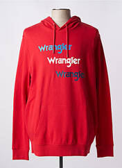 Sweat-shirt à capuche rouge WRANGLER pour homme seconde vue