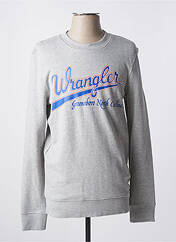 Sweat-shirt gris WRANGLER pour homme seconde vue