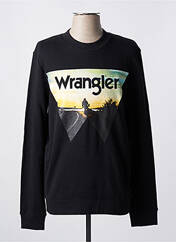 Sweat-shirt noir WRANGLER pour homme seconde vue