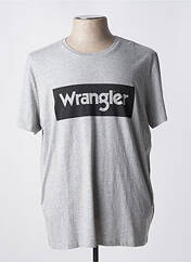 T-shirt gris WRANGLER pour homme seconde vue