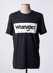 T-shirt noir WRANGLER pour homme seconde vue