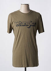 T-shirt vert WRANGLER pour homme seconde vue