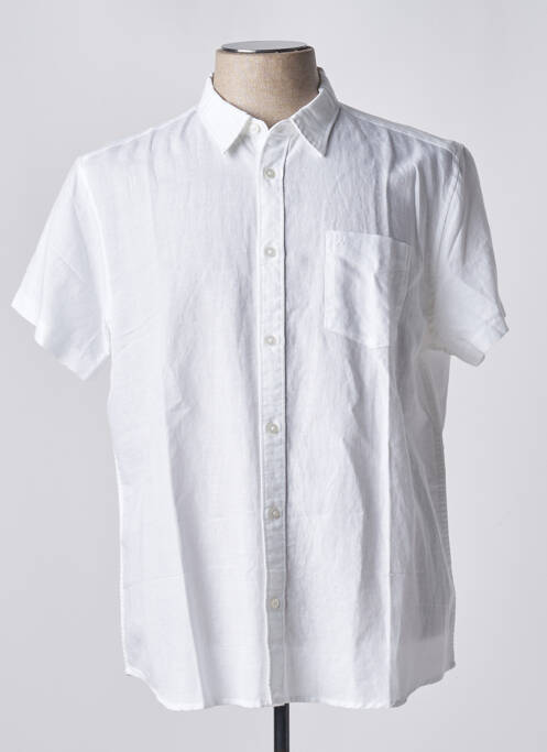 Chemise manches courtes blanc WRANGLER pour homme