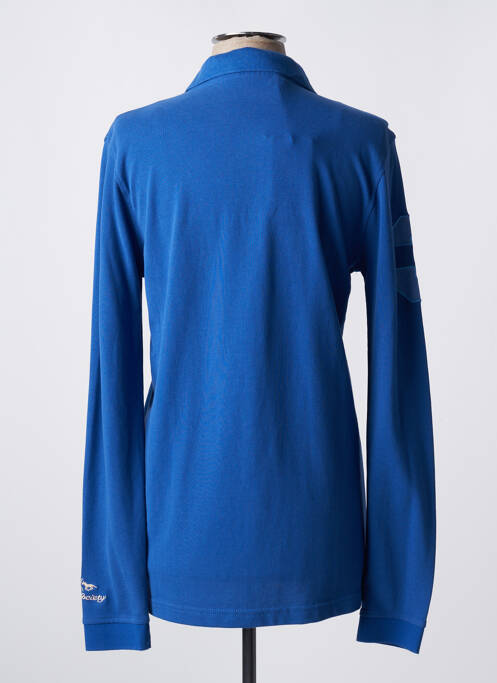 Polo bleu HV SOCIETY pour homme