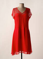 Robe mi-longue rouge GREGORY PAT pour femme seconde vue