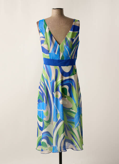 Robe mi-longue bleu ESTEL COLLECTION pour femme