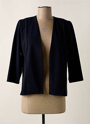 Veste casual epaulette bleu GEVANA femme