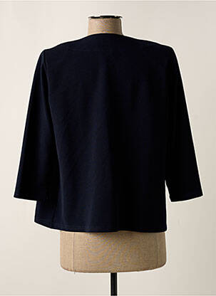 Veste casual epaulette bleu GEVANA femme