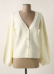 Gilet manches longues beige JULIE GUERLANDE pour femme seconde vue