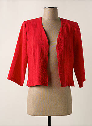 Veste chic rouge GEVANA pour femme