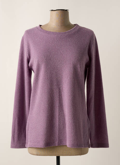 Pull violet clair UNICA PLUS pour femme