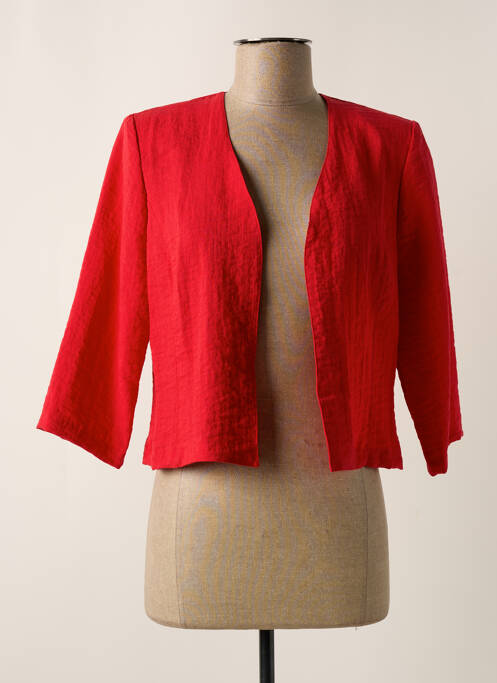 Veste chic rouge GEVANA pour femme