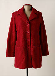 Manteau long rouge GEVANA pour femme seconde vue