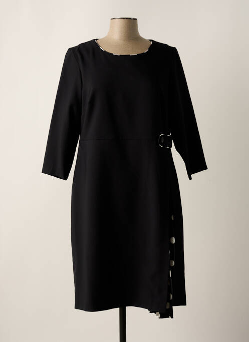 Robe mi-longue noir GUY DUBOUIS pour femme